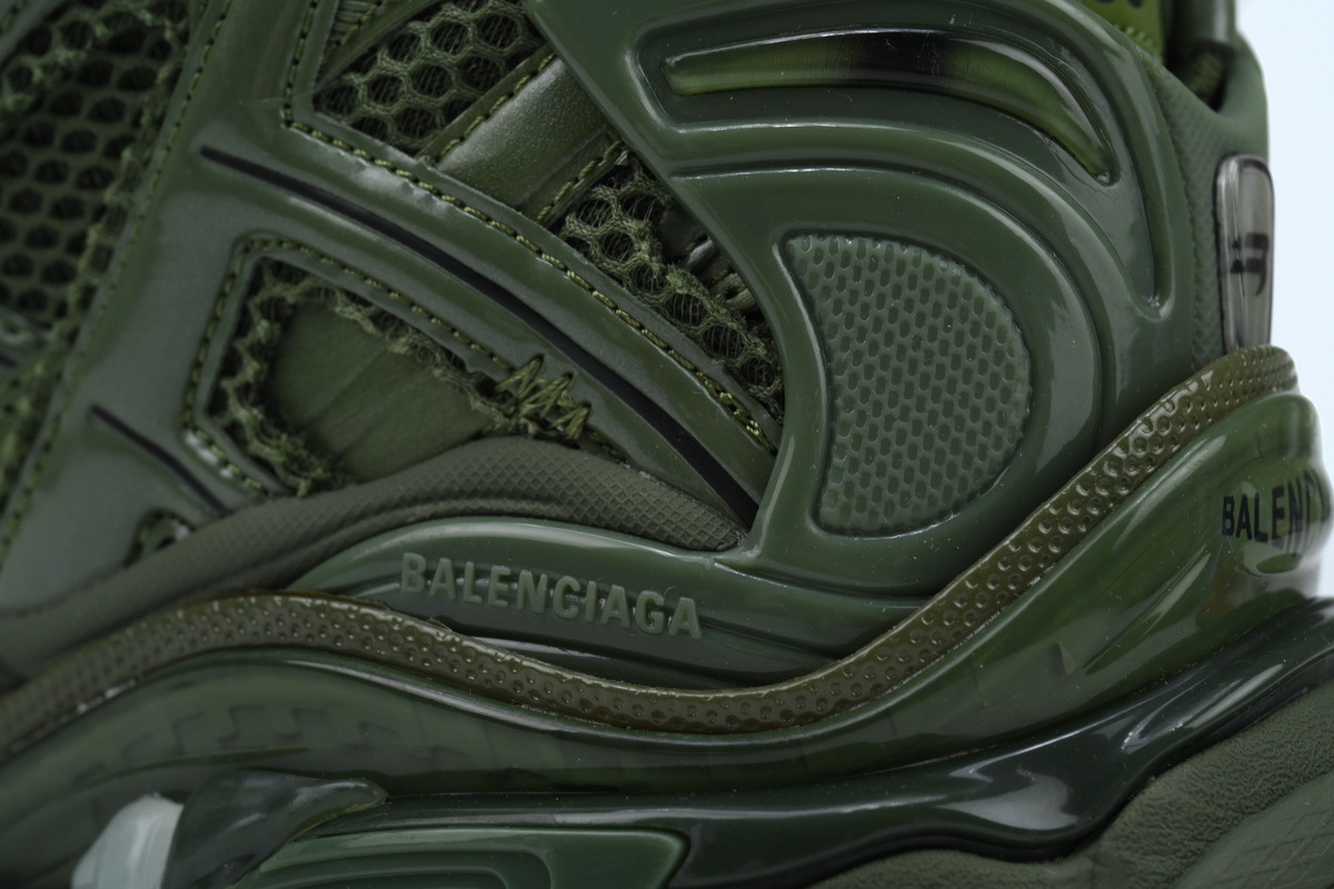 Balenciaga Runner Sneaker Dark Green 677403 W3RB1 3031