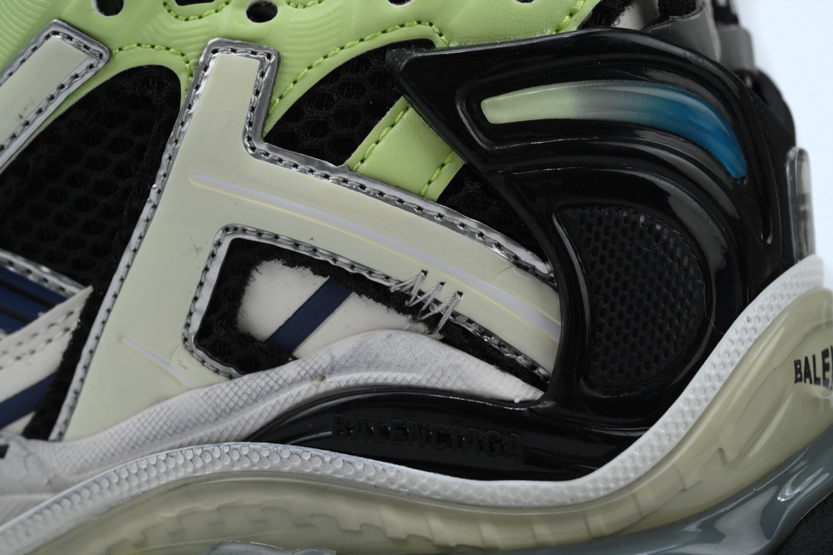 Balenciaga Runner Sneaker Grey Blue Green 677403 W3RB5 5179