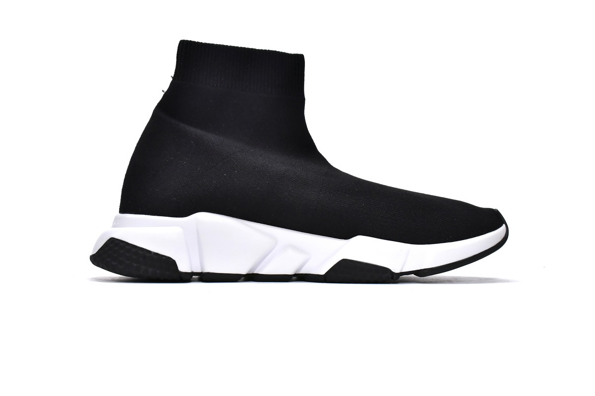 Balenciaga Speed Black And Red Graffiti Sneakers