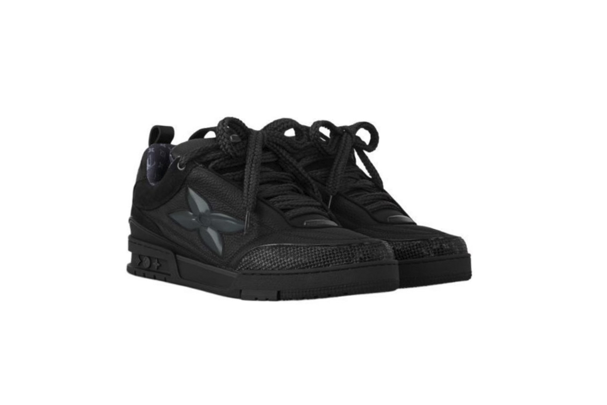 Louis Vuitton Skate Sneaker Triple Black 1ADG87