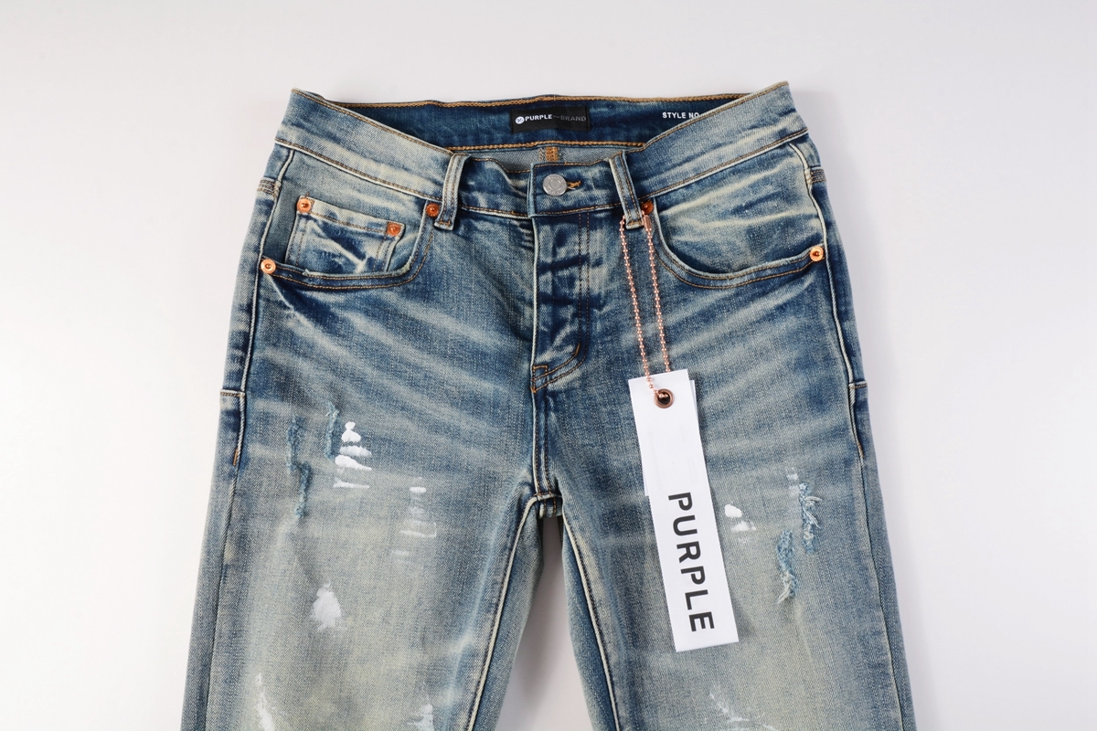 Purple Jeans washing blue 006