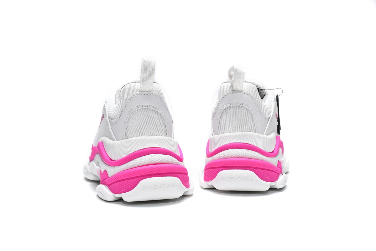 Balenciaga Triple S White Peach Red 536737 W2CA3 3890