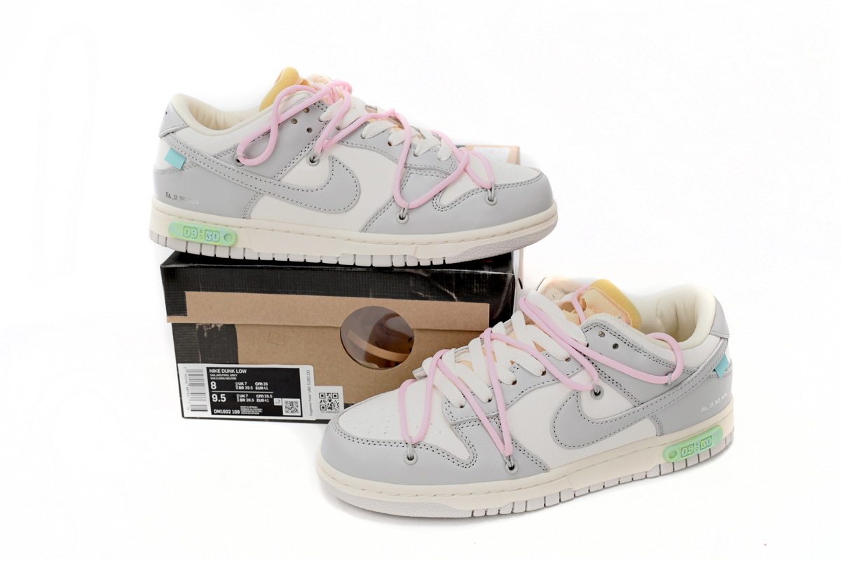 OFF WHITE x Nike Dunk SB Low The 50 NO.09 DM1602-109