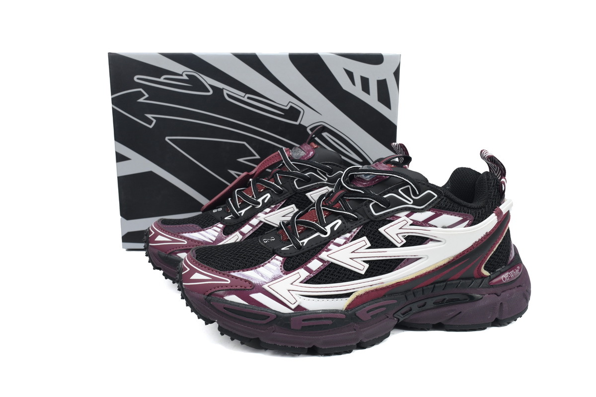 OFF-WHITE Be Right Back Black Purple Red