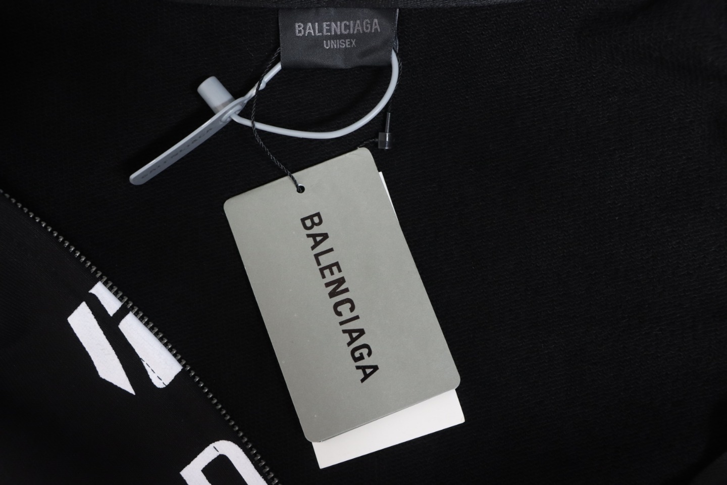 Balenciaga Paris Soccer Hoodie Black