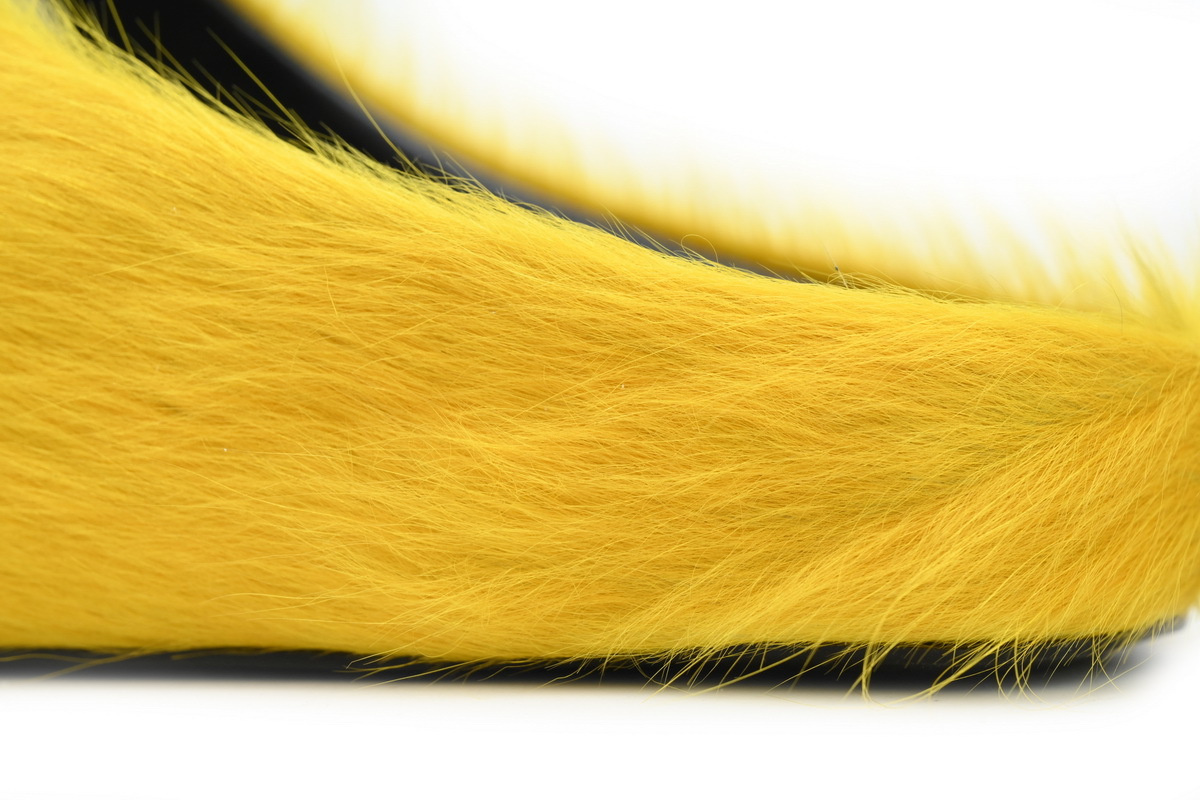 Marni Loafers Long-hair Calfskin Fussbett Sabot Yellow Slippers