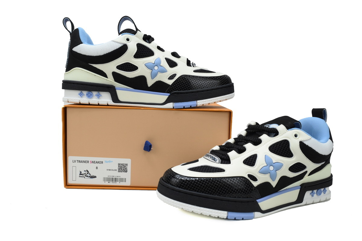 Louis Vuitton Skate Sneaker Blue Black White