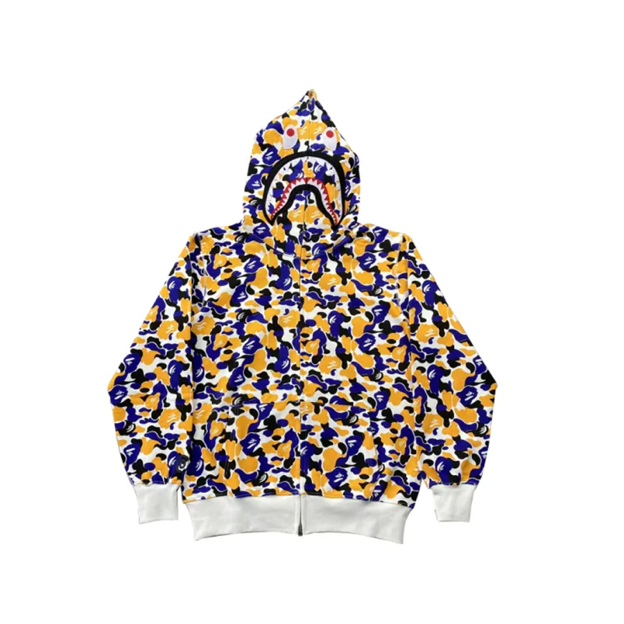 BAPE ABC Camo Japanese Trendy Camou Flage Shark Hoodie