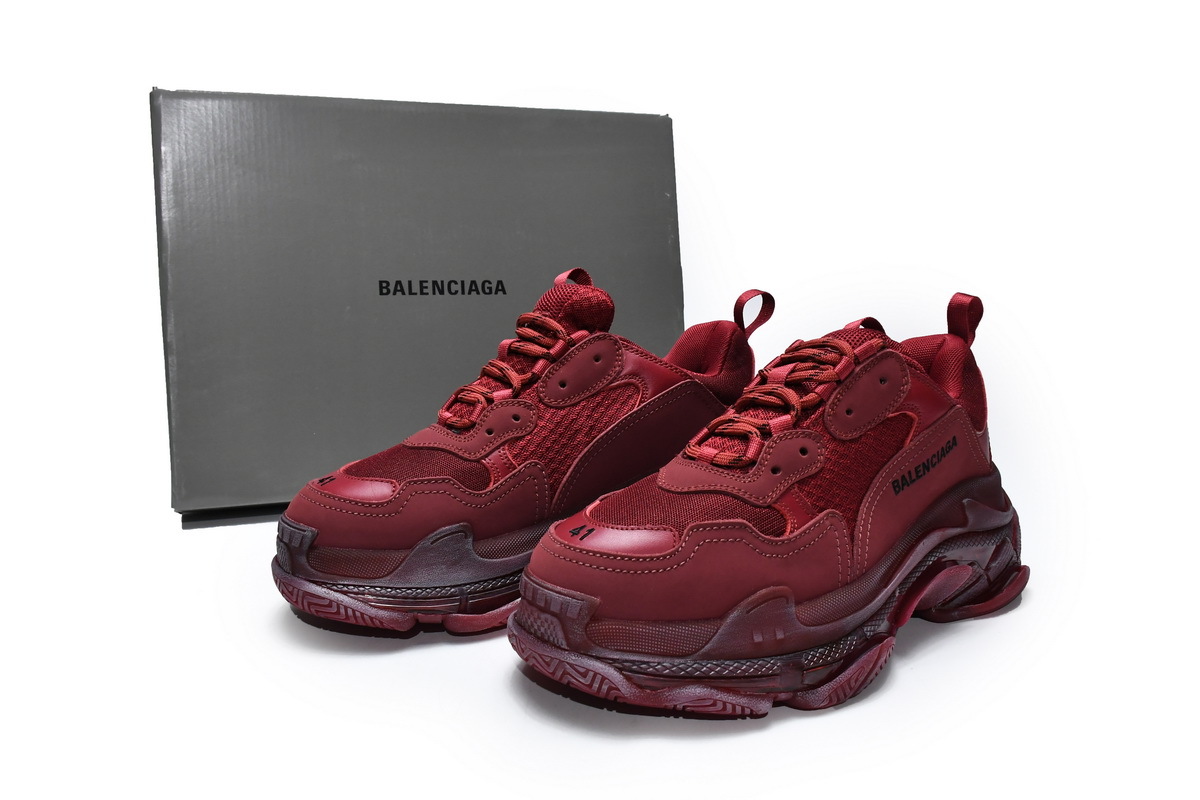 Balenciaga Triple S Red Wine 544351 W06F1 9878