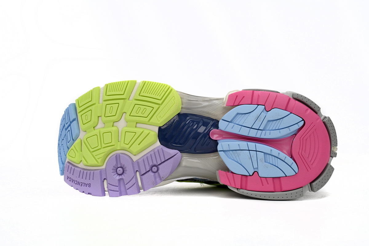 Balenciaga Runner White Yellow Purple 677402 W3RH5 0308