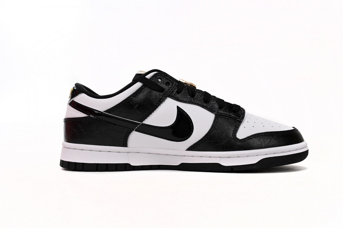 Nike Dunk Low Panda gold Buckle DR9511-100