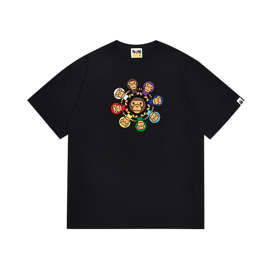 BAPE Milo Circle T-shirt White/Black 132