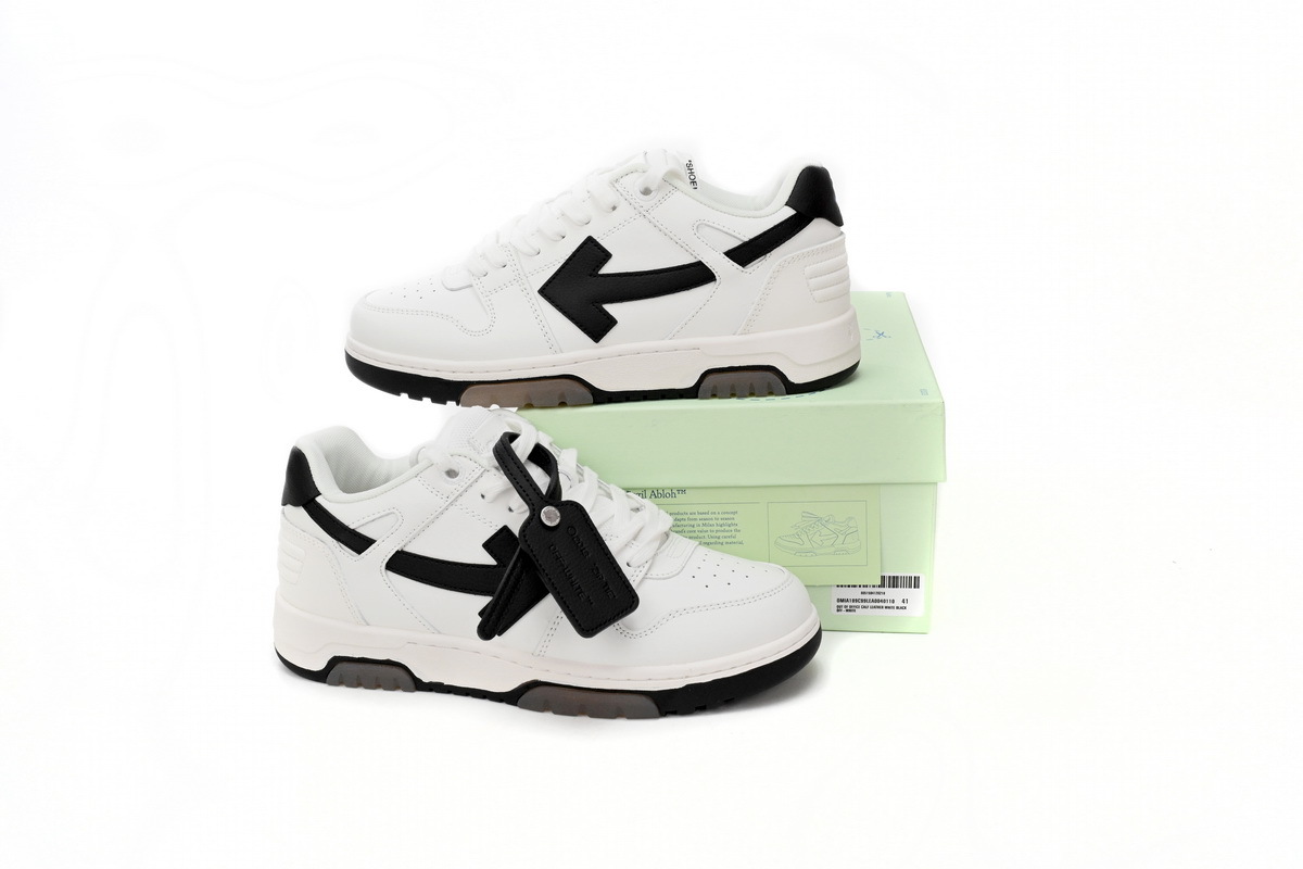 OFF-WHITE Out Of Office White Black OMIA189 C99LEA00 40110