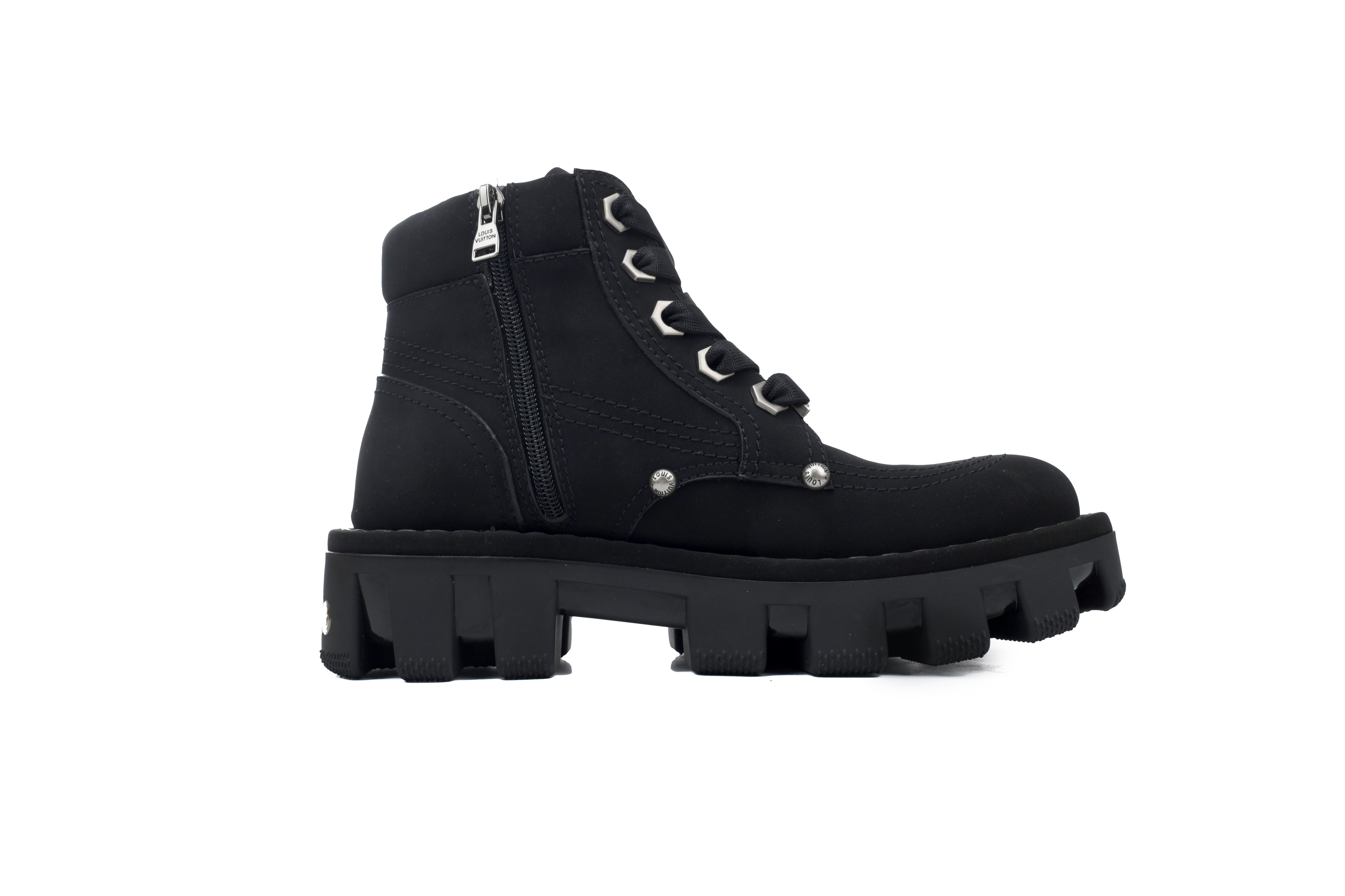 Louis Vuitton Checker Ankle Martin Boots 1ACN7Y