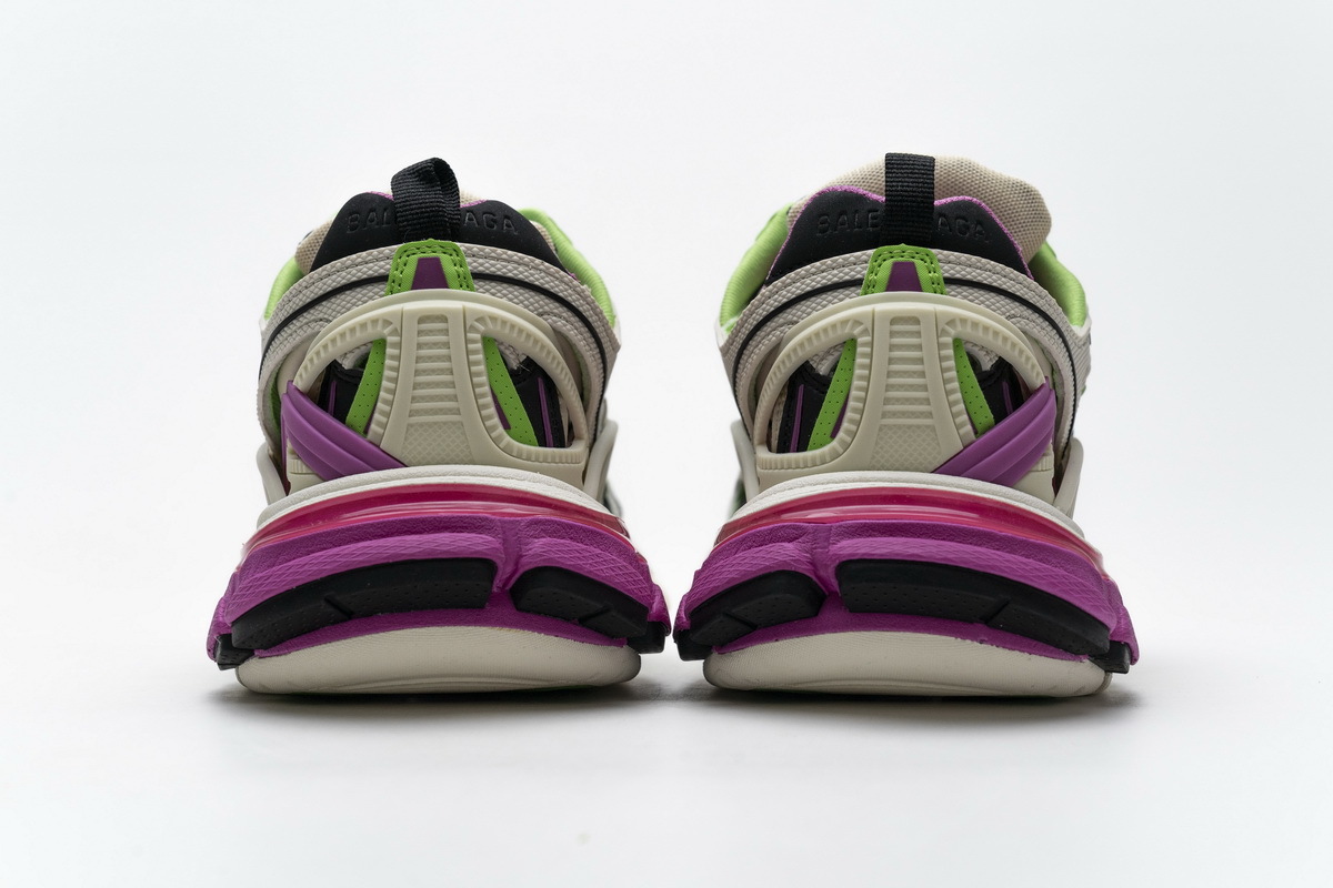 Balenciaga Track 2 Sneaker White Green Pink 568615 W2GN3 9199