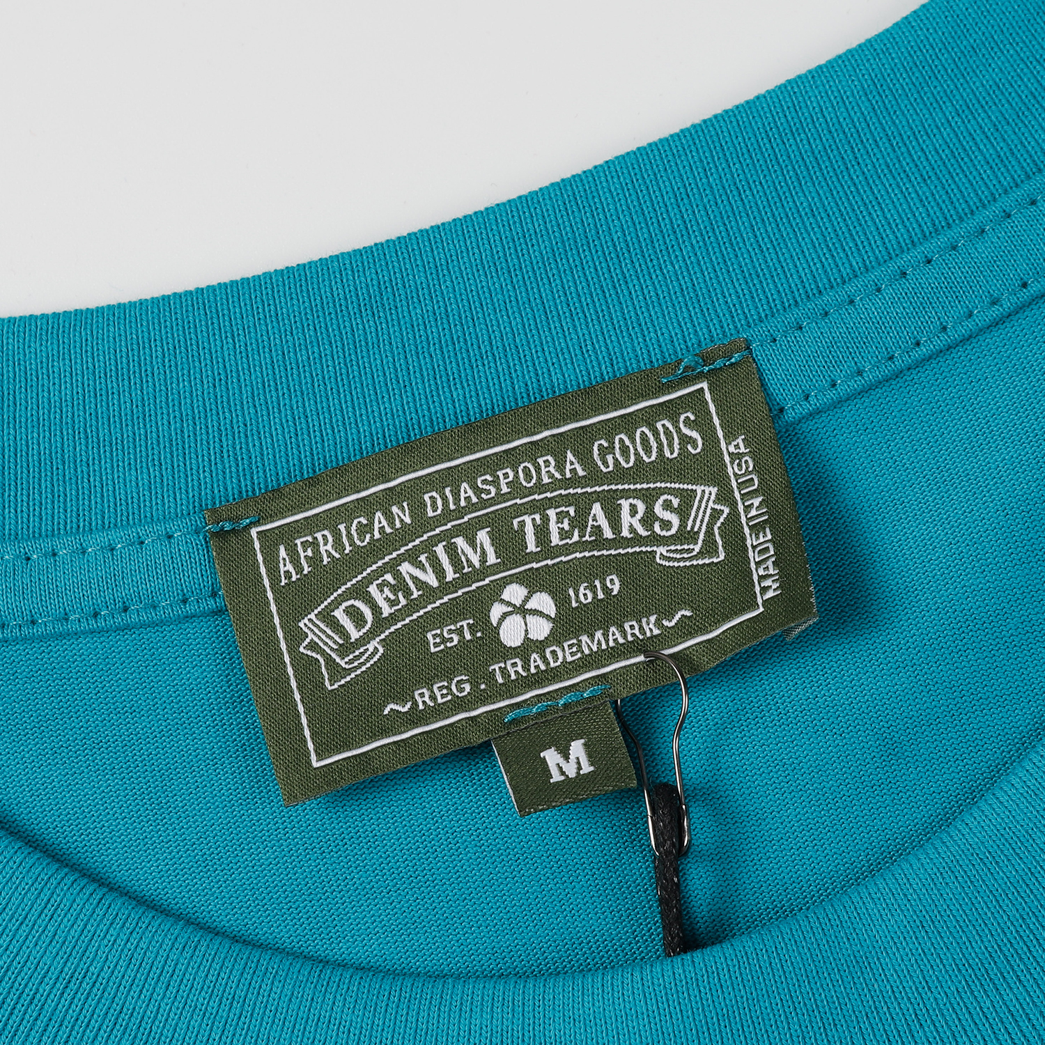 Denim Tears The Cotton Wreath T-shirt Lake Blue
