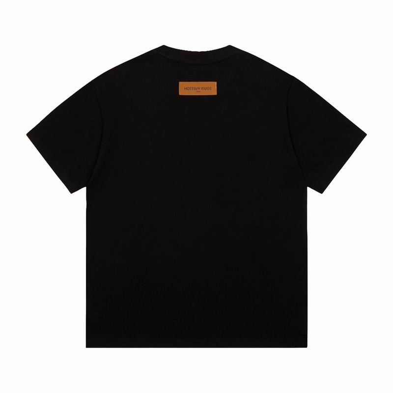 LV Print T-Shirt Black