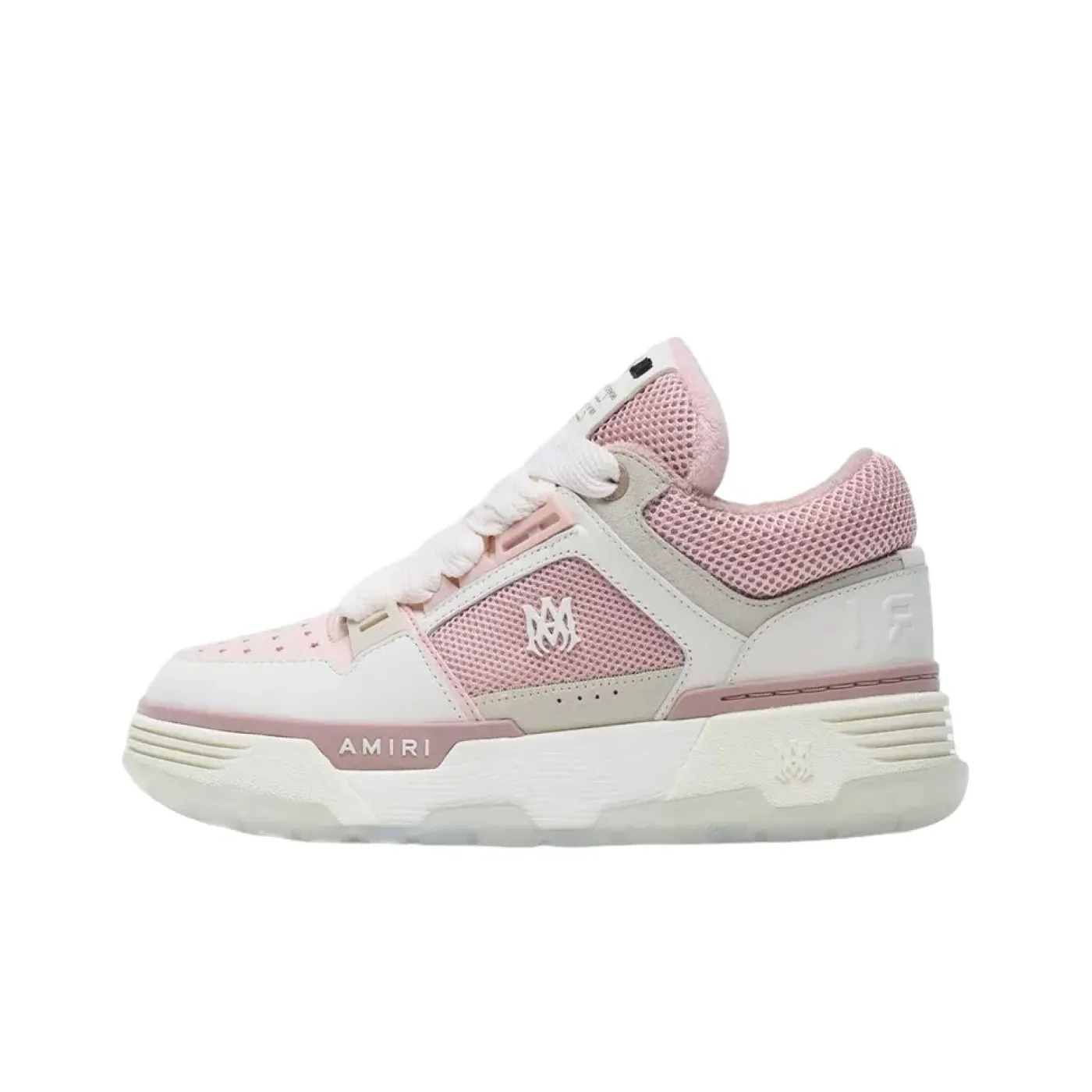 AMIRI Rose Pink White