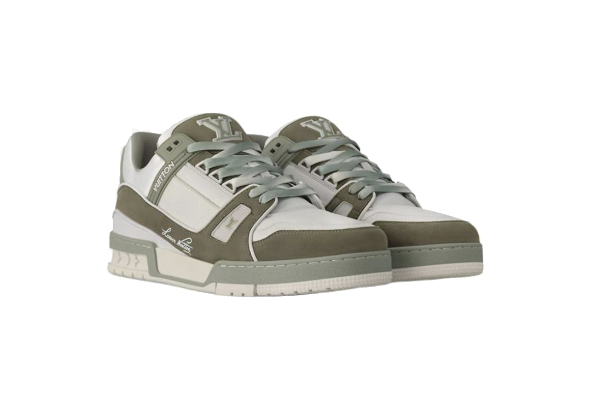 Louis Vuitton Trainer Frosted Green 1ADHC9