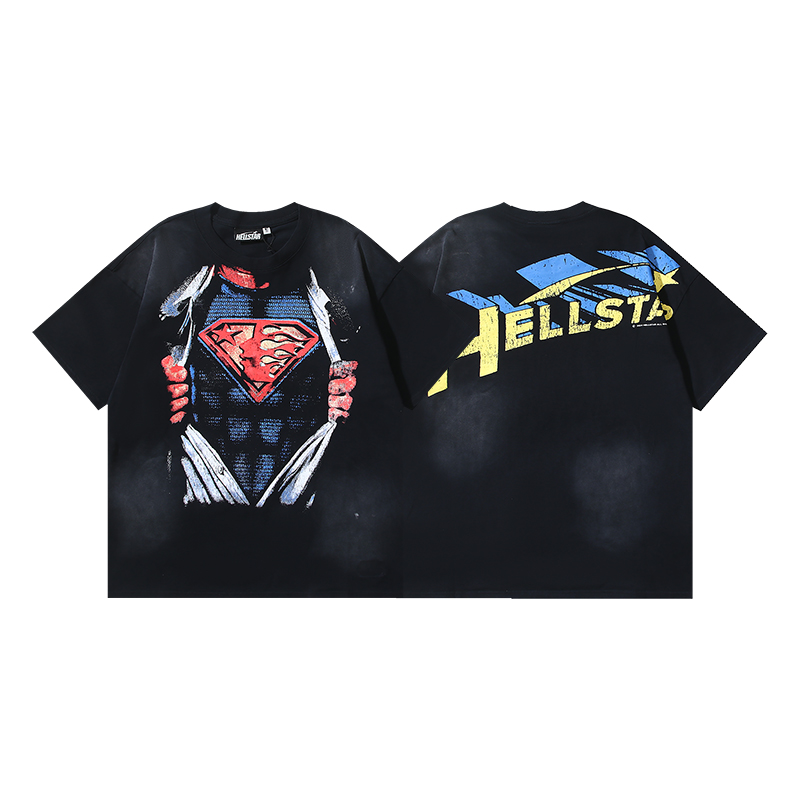Hellstar Superhero T-Shirt Black