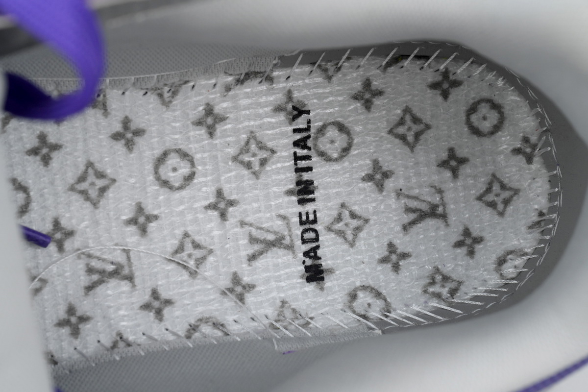Louis Vuitton Trainer Purple Swarovksi Crystals 1ACR21