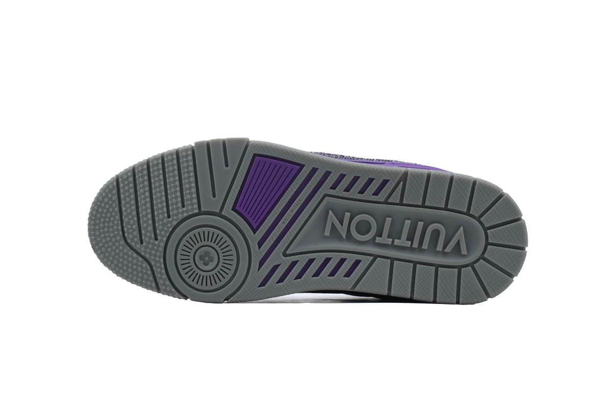 Louis Vuitton Trainer Purple Swarovksi Crystals 1ACR21