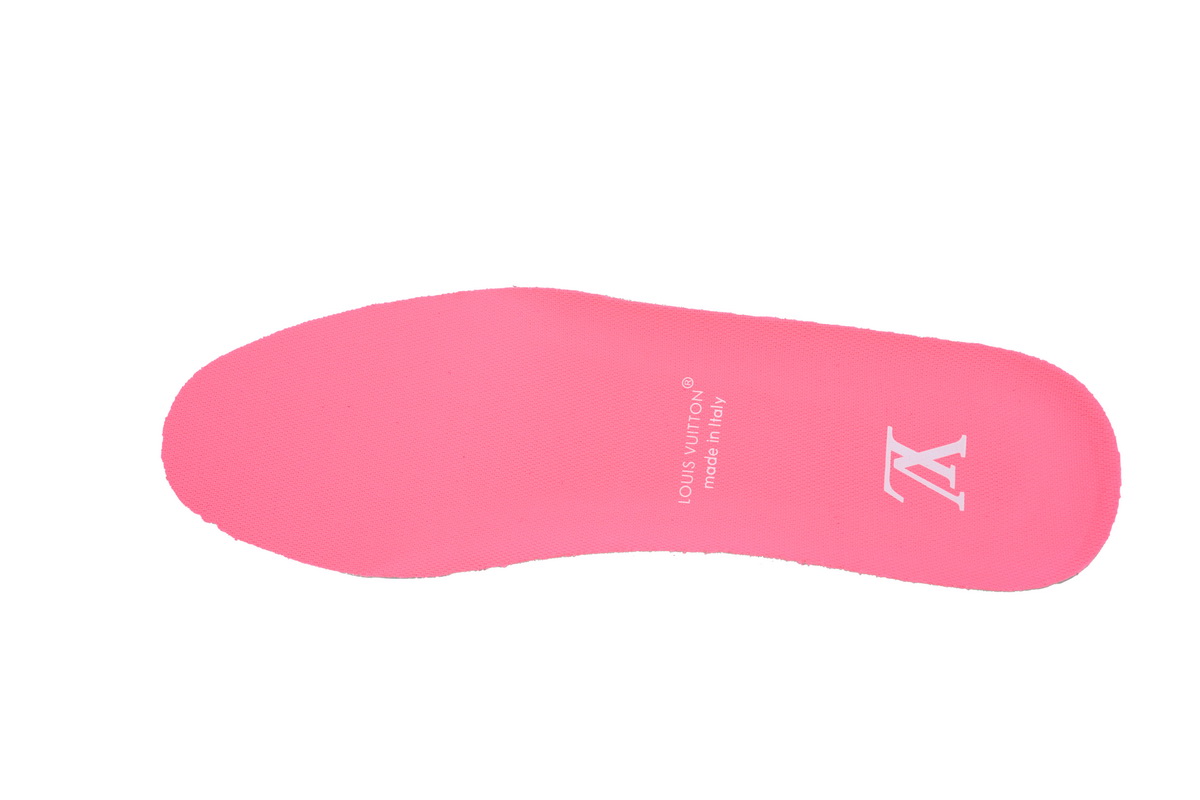 Louis Vuitton Trainer Pink Brown Rhinestone