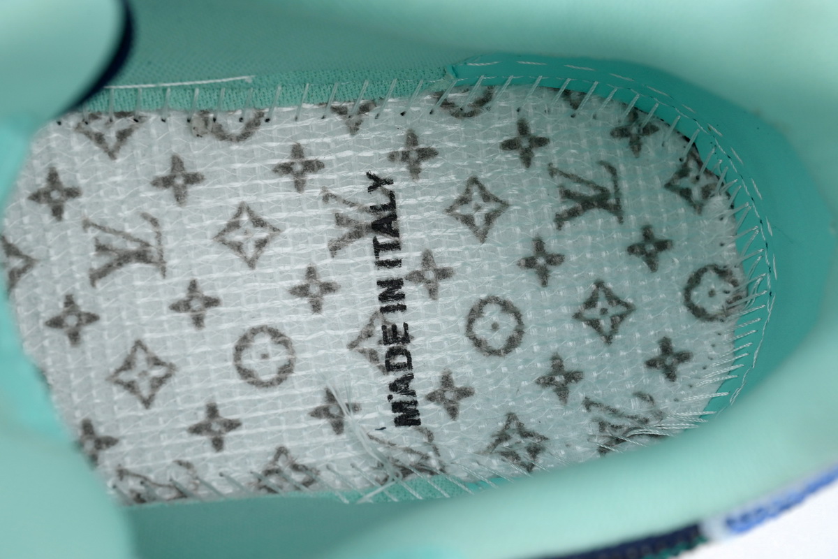 Louis Vuitton Trainer Marine Navy Blue Crystal 1AARGM