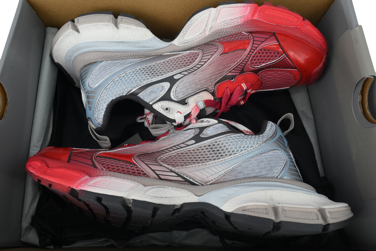 Balenciaga 3XL Sneaker Red Grey 734734 W3XTS 9461