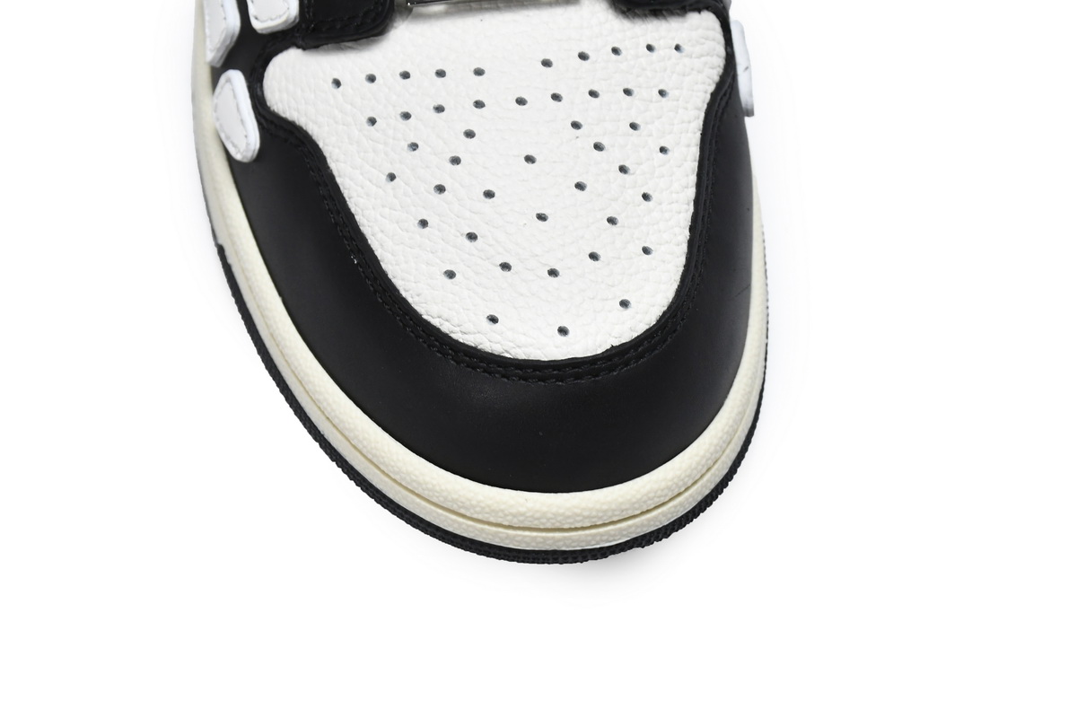 Amiri Skel Top Low Black White