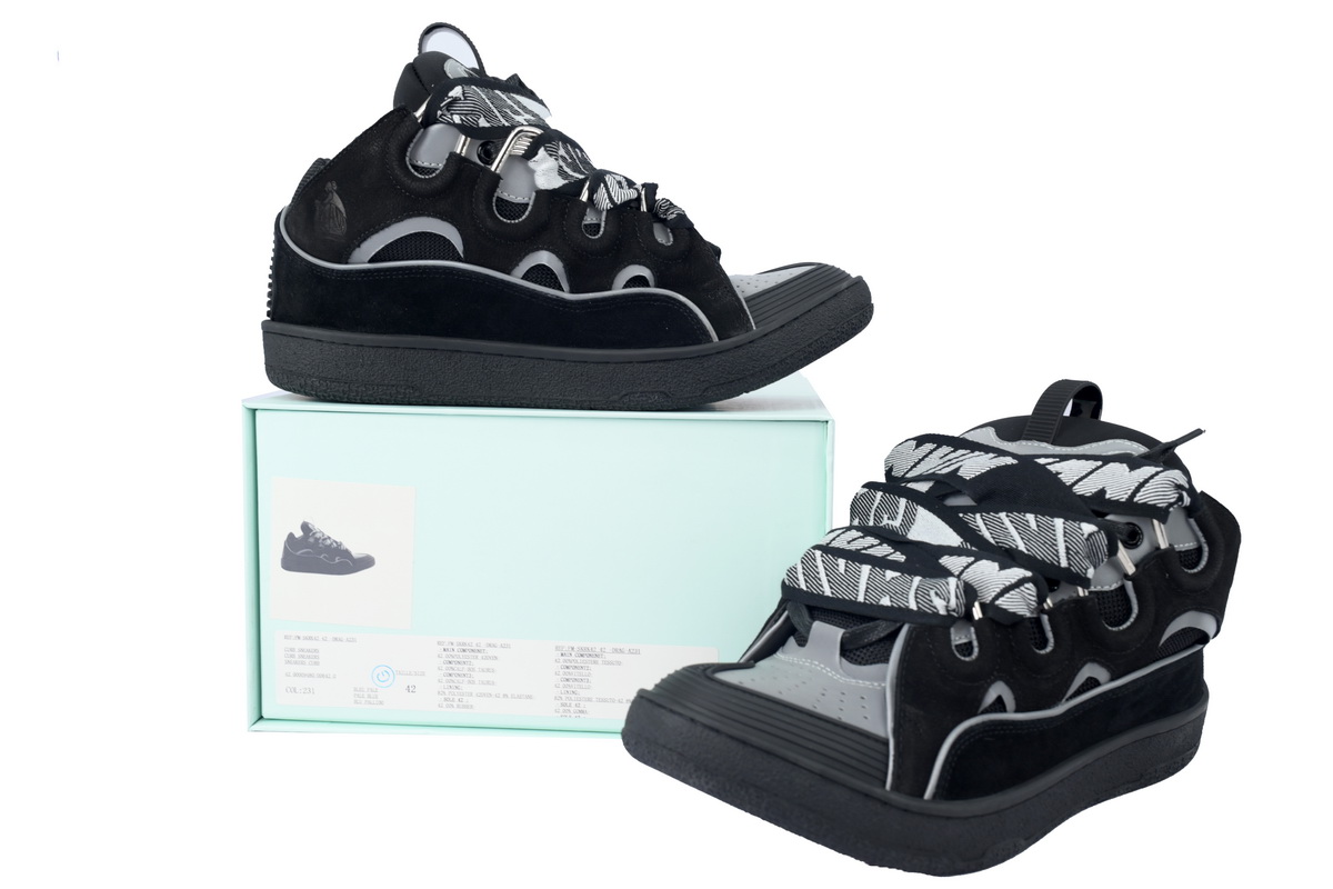 Lanvin Curb Sneaker White Black