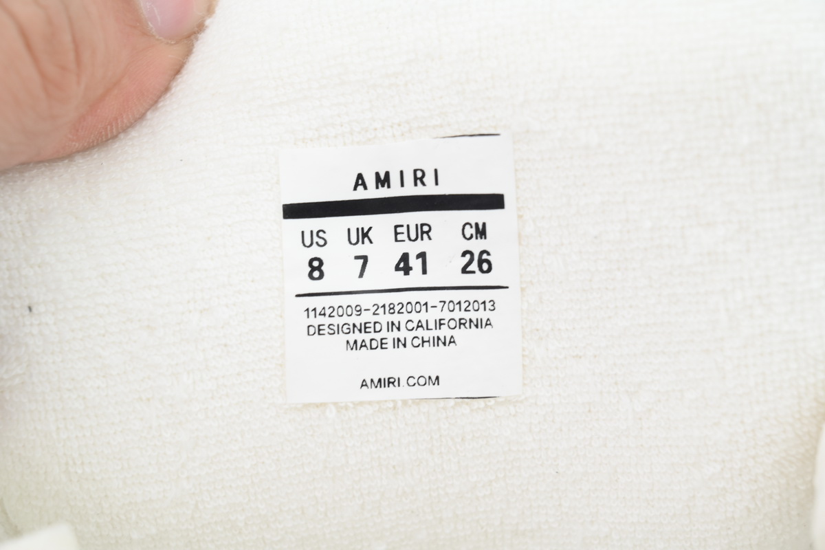 AMIRI Panda White Black