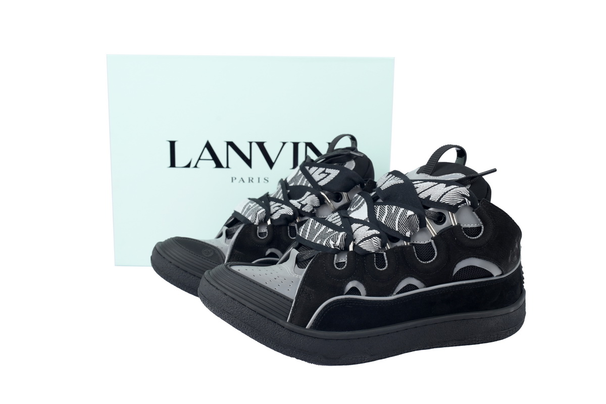 Lanvin Curb Sneaker White Black