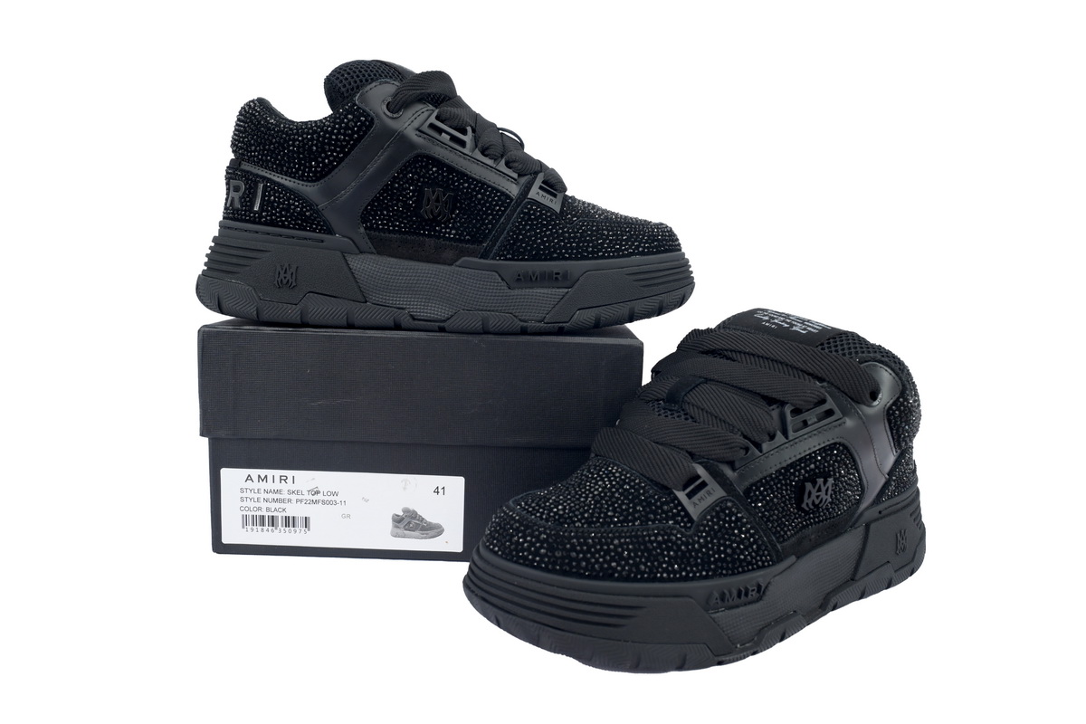 AMIRI All Black Diamond