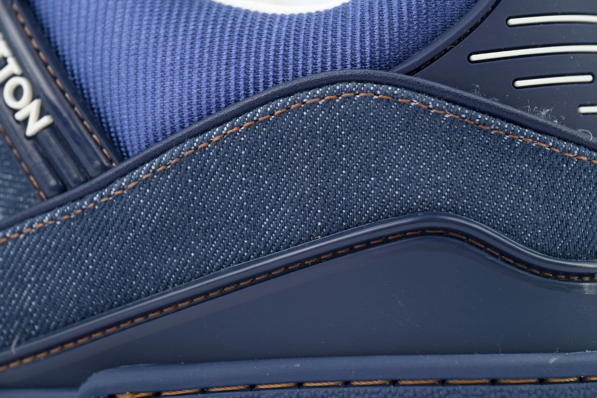 Louis Vuitton Sneaker Deep Blue Cowboy