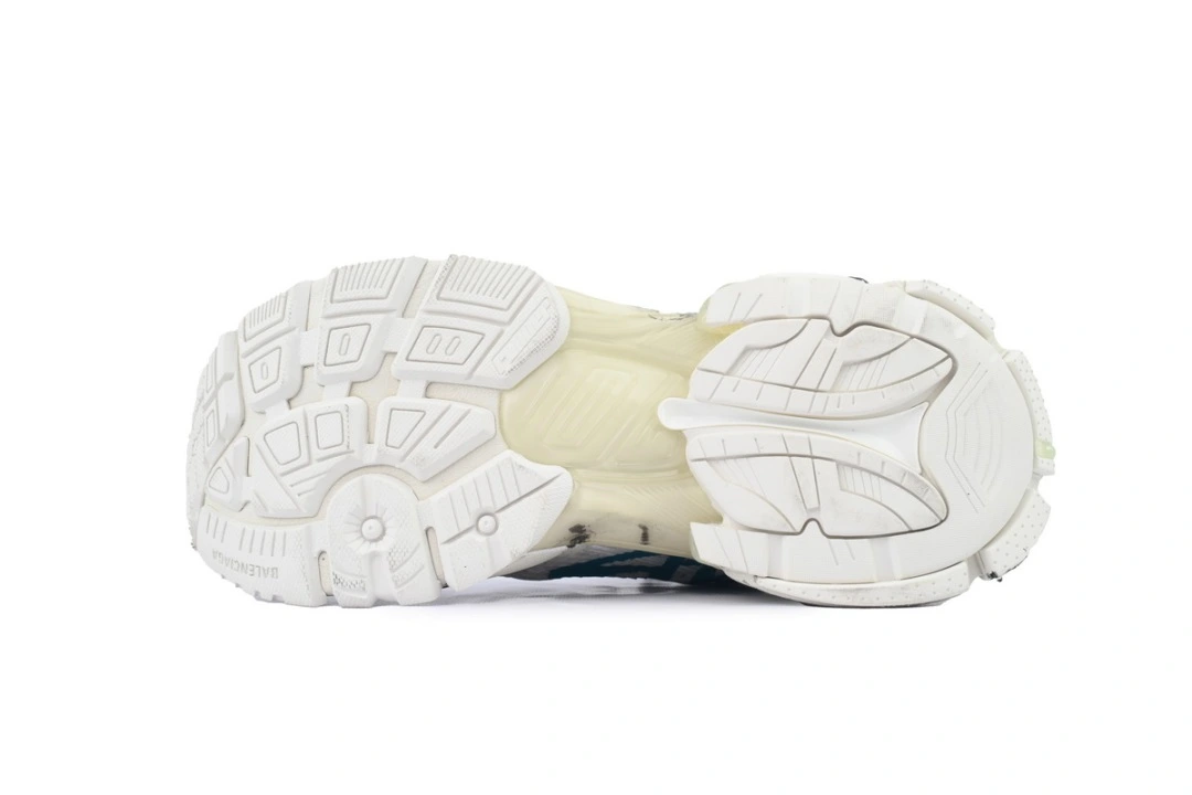 Balenciaga Runner Sneaker Graffiti-White Blue 772774 W3RBQ 9040