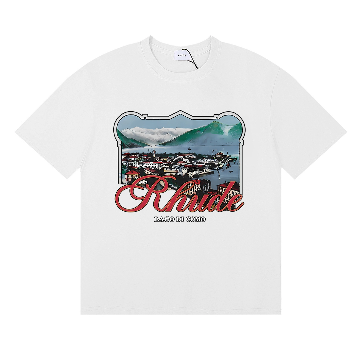 Rhude x Harrods Cotton Lago Di Como T-Shirt