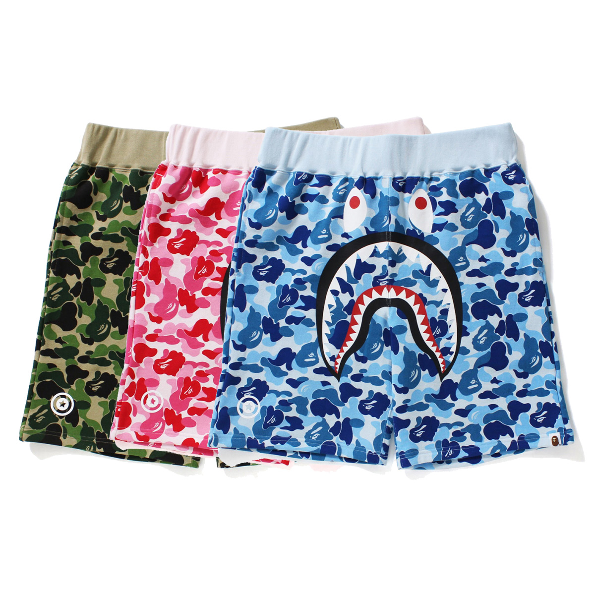 BAPE ABC Shark Sweat Shorts