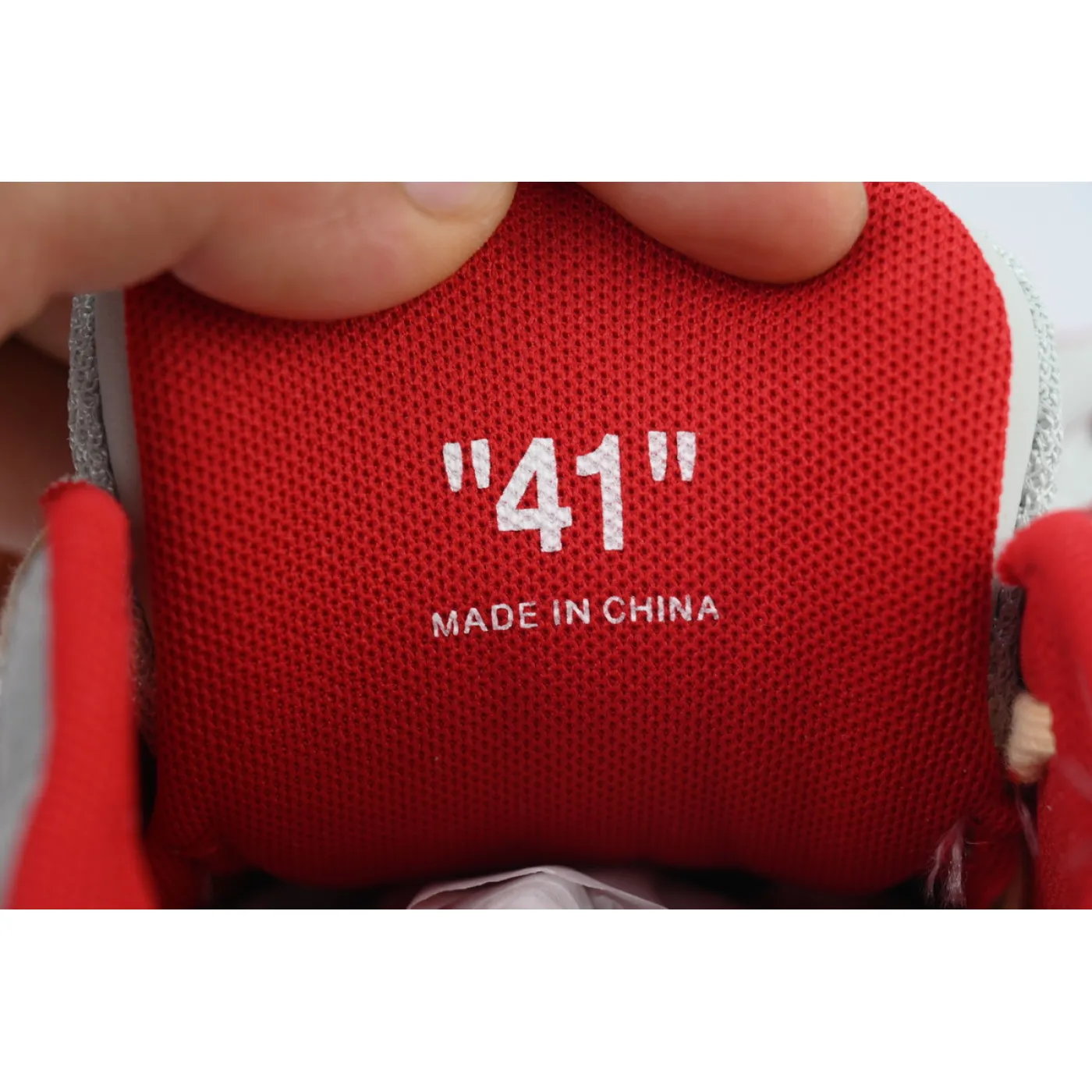 Off-White Out of Office Low Light Grey Red OMIA189S 24LEA011 0525