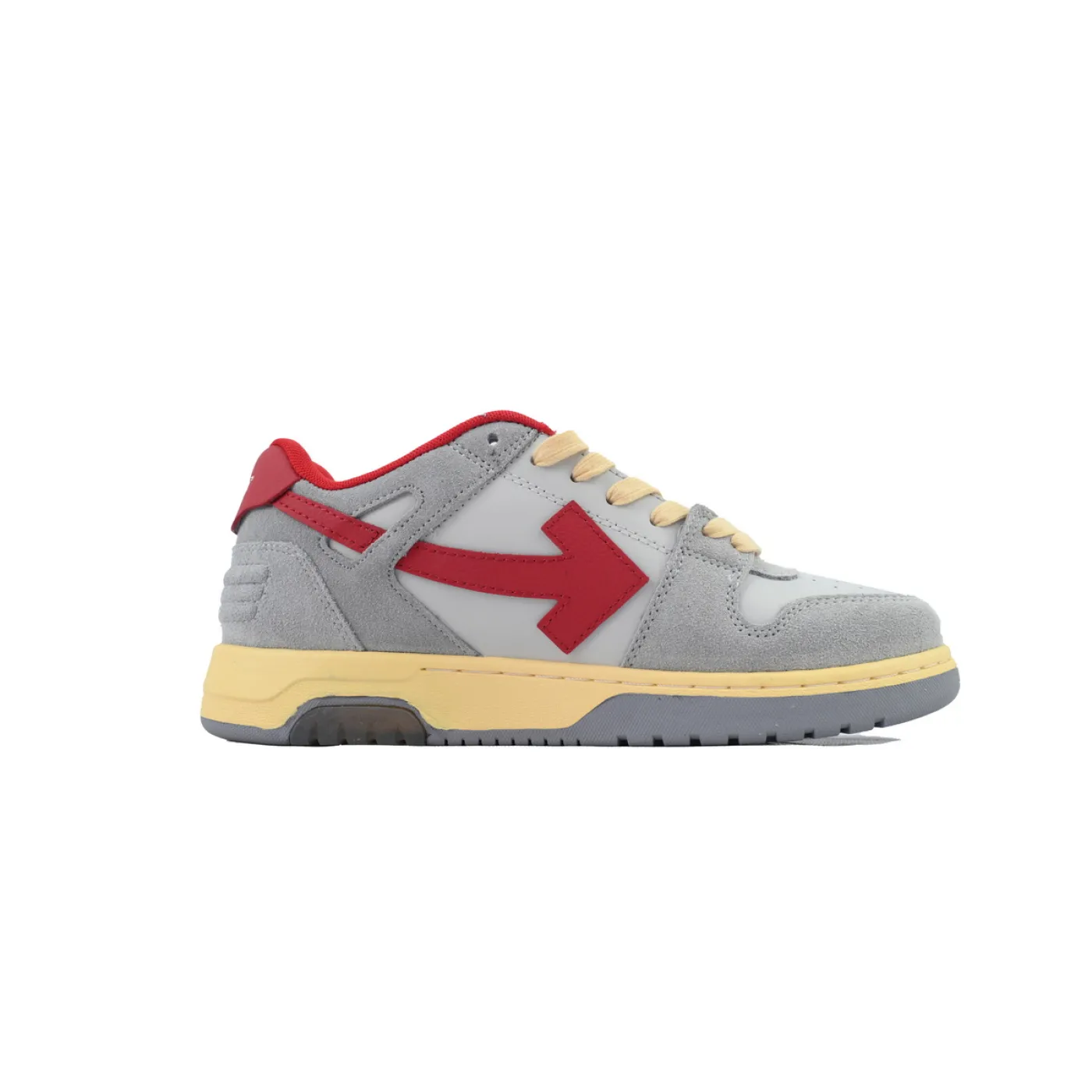 Off-White Out of Office Low Light Grey Red OMIA189S 24LEA011 0525