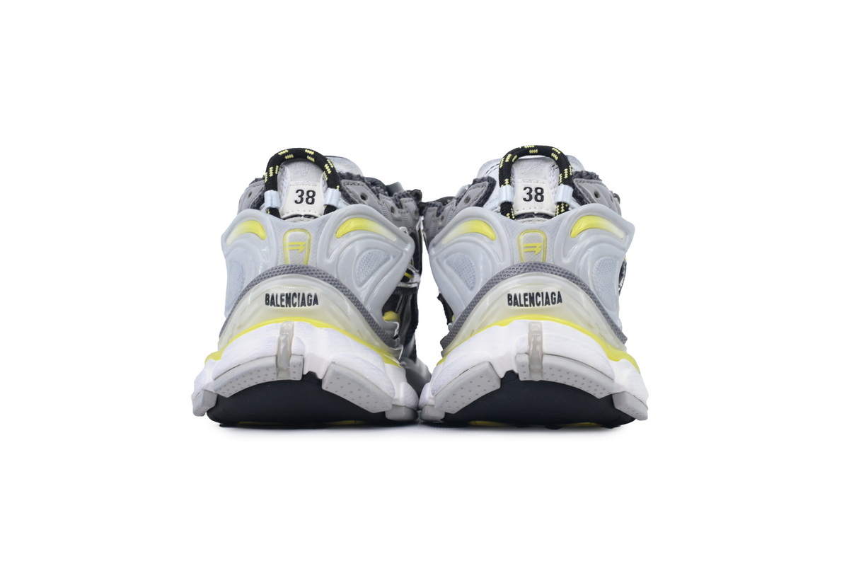 Balenciaga Runner Sneaker Grey Black Yellow 772767 W3RMU 1279