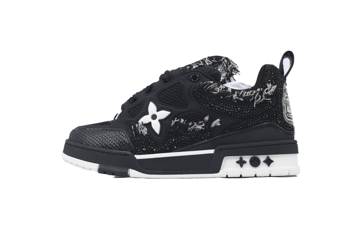 Louis Vuitton Skate LV Horse Hair Black Diamond