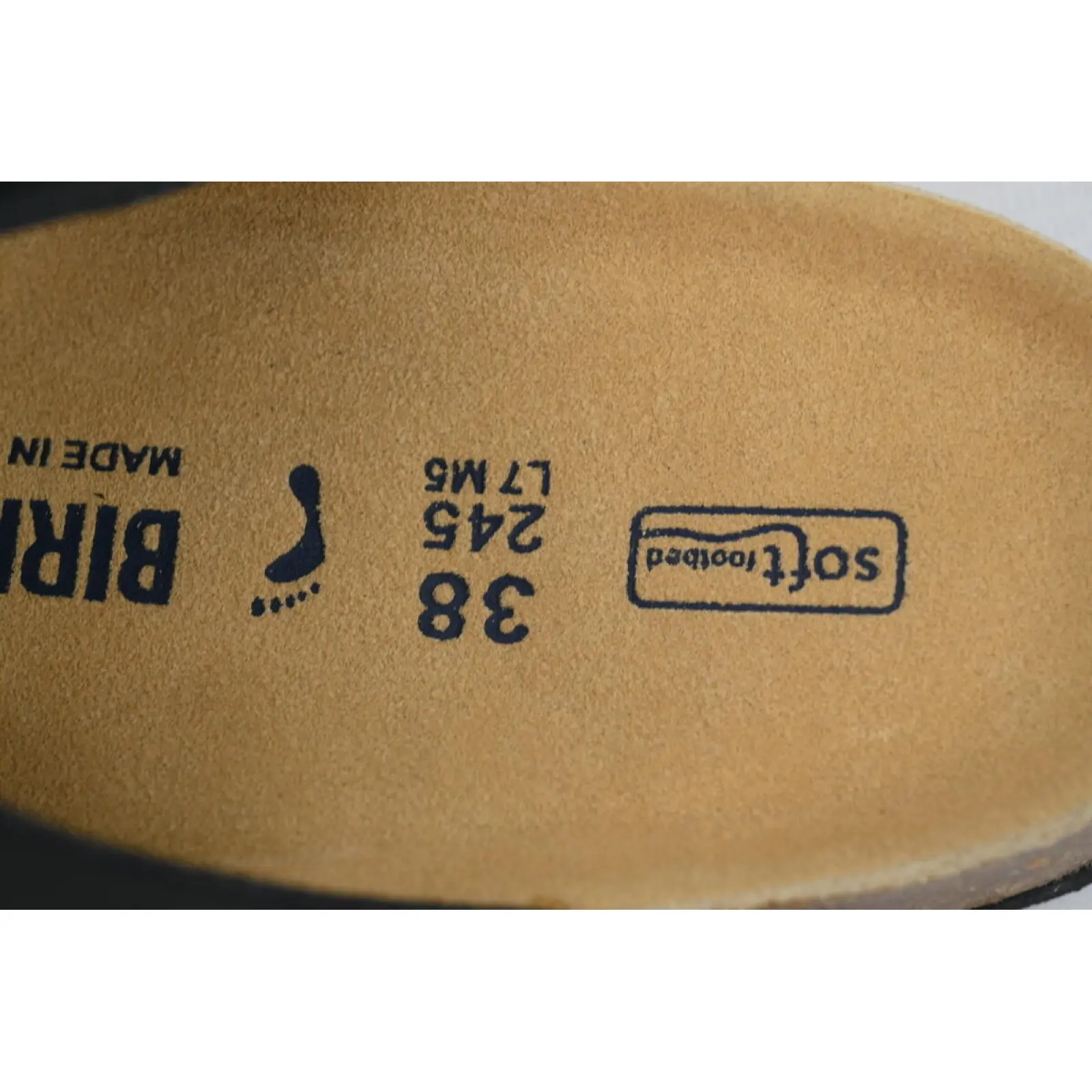 Birkenstock Boston Soft Footbed Black Leather Surface