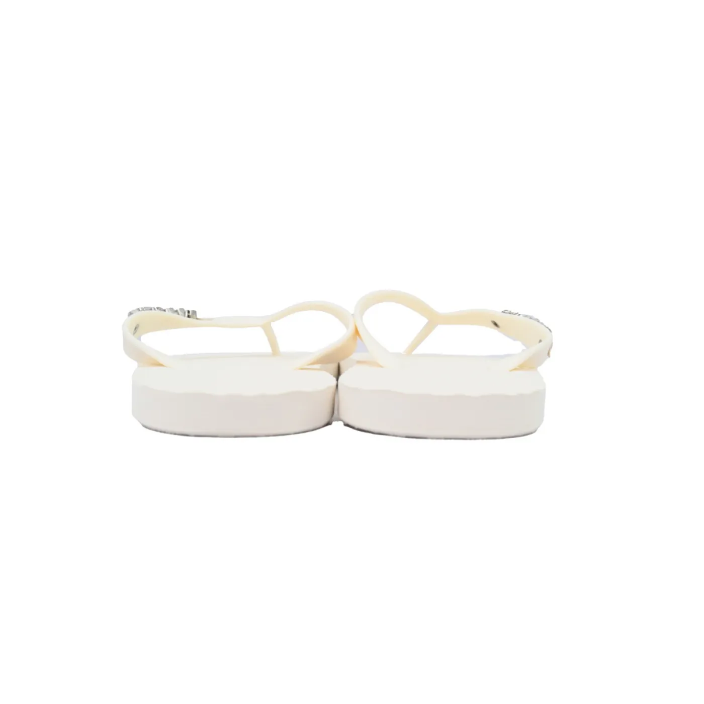 Gucci Slippers Silver Printed Rice White