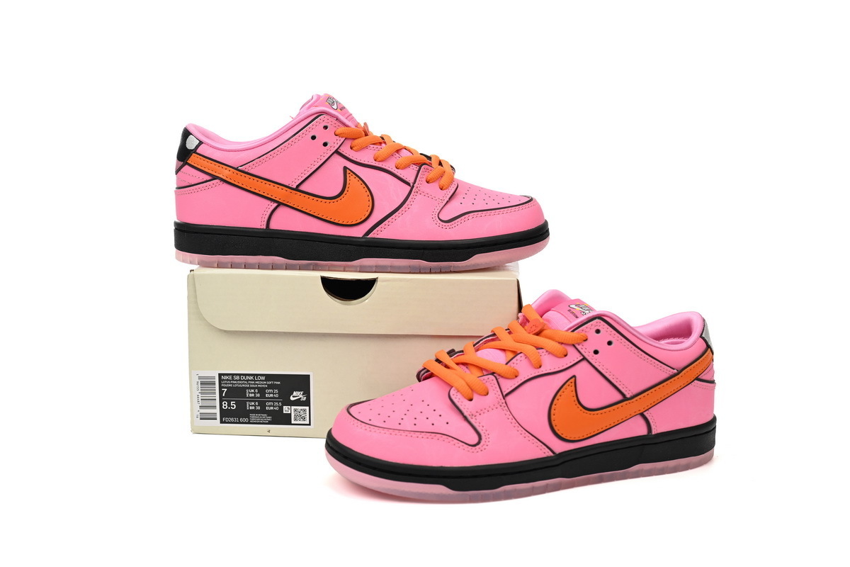 The Powerpuff Girls x Nike SB Dunk Low Blossom FD2631-600