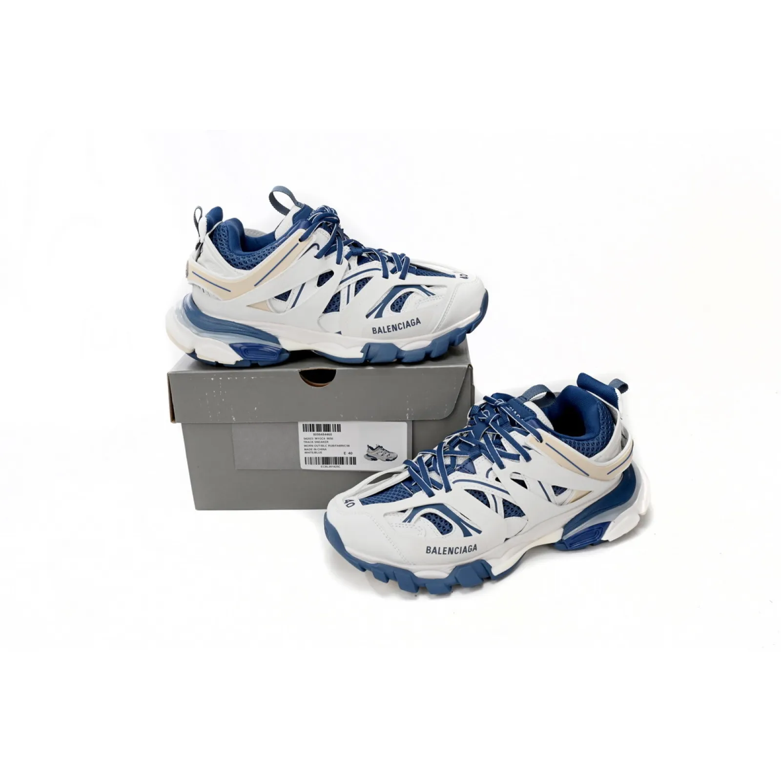 Balenciaga Track Black White Dark Blue 542023 W1GC4 9050