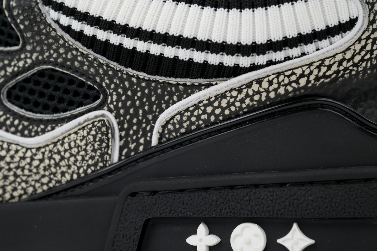 Louis Vuitton LV Skate Sneaker Knitted Collar Black 1AHSXP