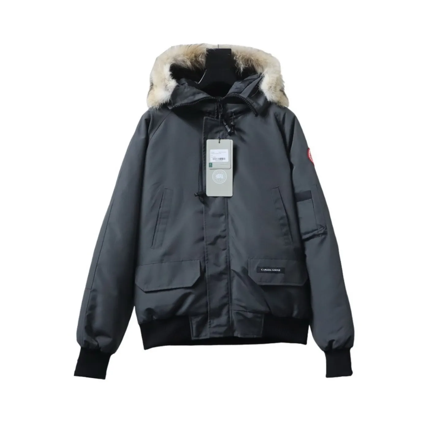 Canada Goose Chilliwack Bomber Jacket Short Down Jacket PBI Gray