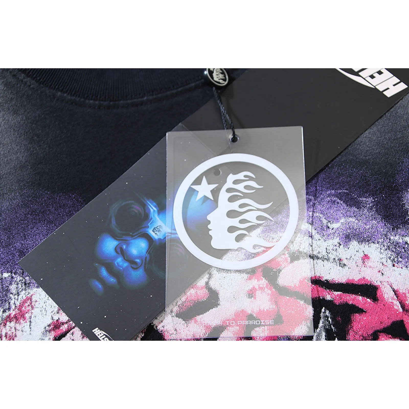 Hellstar Powered By The Star T-Shirt Black Purple