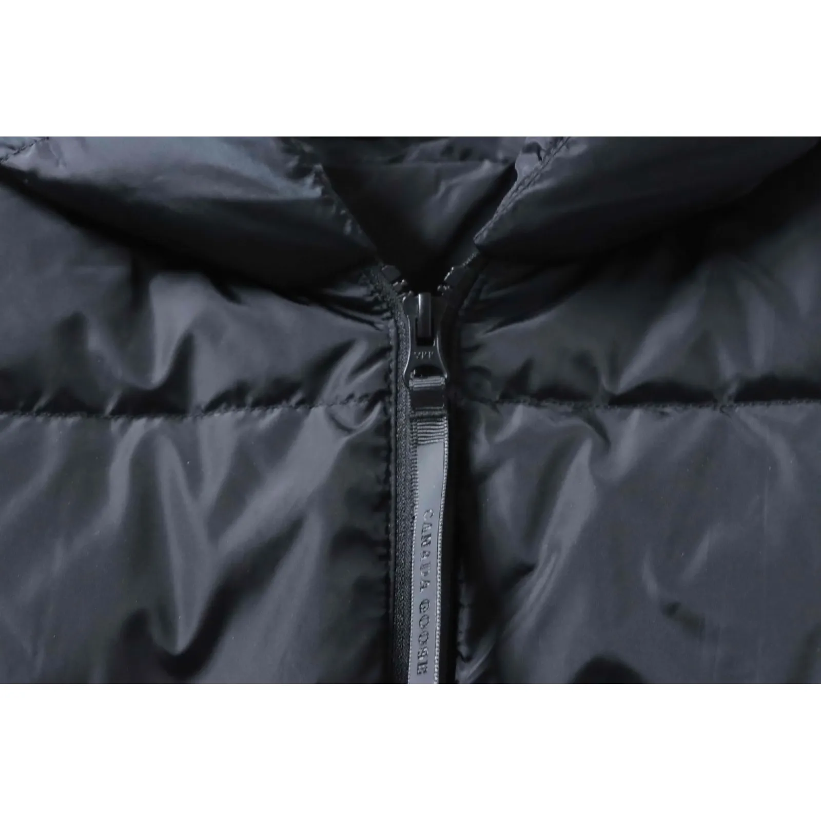 Canada goose Plaid Hooded Knit Jacket Black